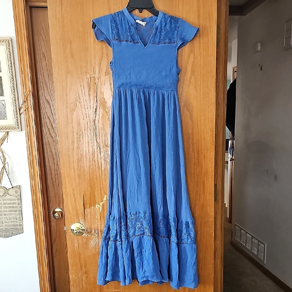 Mia Joy Blue Dress Girls Size 12
